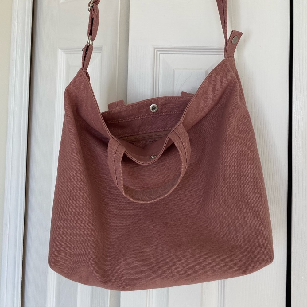 Baggu Dusty Pink Horizontal Duck Bag